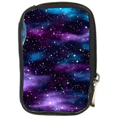 Background Space Planet Explosion Compact Camera Leather Case by Nexatart