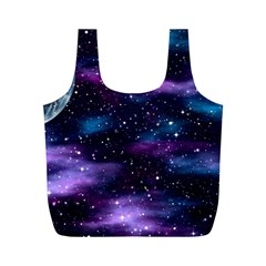 Background Space Planet Explosion Full Print Recycle Bag (m) by Nexatart