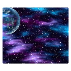 Background Space Planet Explosion Double Sided Flano Blanket (small)  by Nexatart