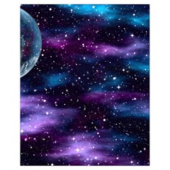 Background Space Planet Explosion Drawstring Bag (small) by Nexatart