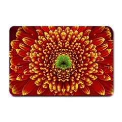 Flower Dahlia Red Petals Color Small Doormat  by Nexatart