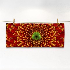 Flower Dahlia Red Petals Color Hand Towel by Nexatart