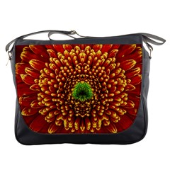 Flower Dahlia Red Petals Color Messenger Bag by Nexatart