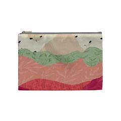 Blush Pink Landscape Cosmetic Bag (medium) by charliecreates