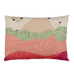 Blush Pink Landscape Pillow Case (two Sides)