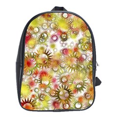 Background Christmas Star Advent School Bag (large) by Nexatart