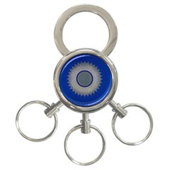 Vienna Central Cemetery 3-ring Key Chain by Nexatart