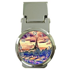 Castle Fortress Landmark Historical Money Clip Watches by Nexatart