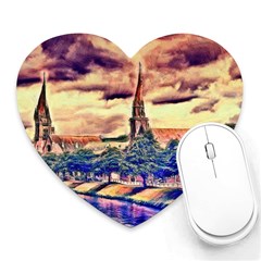 Castle Fortress Landmark Historical Heart Mousepads by Nexatart