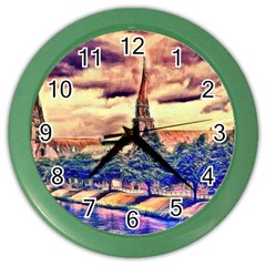 Castle Fortress Landmark Historical Color Wall Clock by Nexatart