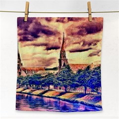 Castle Fortress Landmark Historical Face Towel by Nexatart