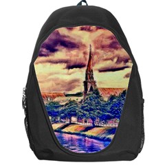 Castle Fortress Landmark Historical Backpack Bag by Nexatart