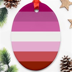 Lesbian Pride Flag Ornament (oval) by lgbtnation