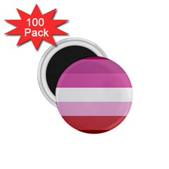 Lesbian Pride Flag 1 75  Magnets (100 Pack) 