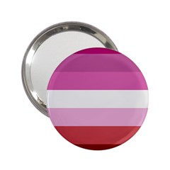 Lesbian Pride Flag 2 25  Handbag Mirrors