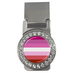 Lesbian Pride Flag Money Clips (cz)  by lgbtnation