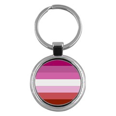 Lesbian Pride Flag Key Chain (round) by lgbtnation