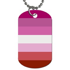 Lesbian Pride Flag Dog Tag (one Side)