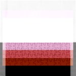 Lesbian Pride Flag Rectangular Jigsaw Puzzl Front