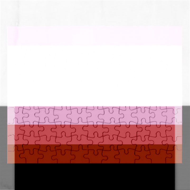 Lesbian Pride Flag Rectangular Jigsaw Puzzl