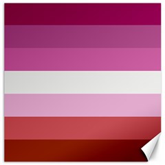 Lesbian Pride Flag Canvas 12  X 12  by lgbtnation