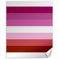 Lesbian Pride Flag Canvas 16  X 20 