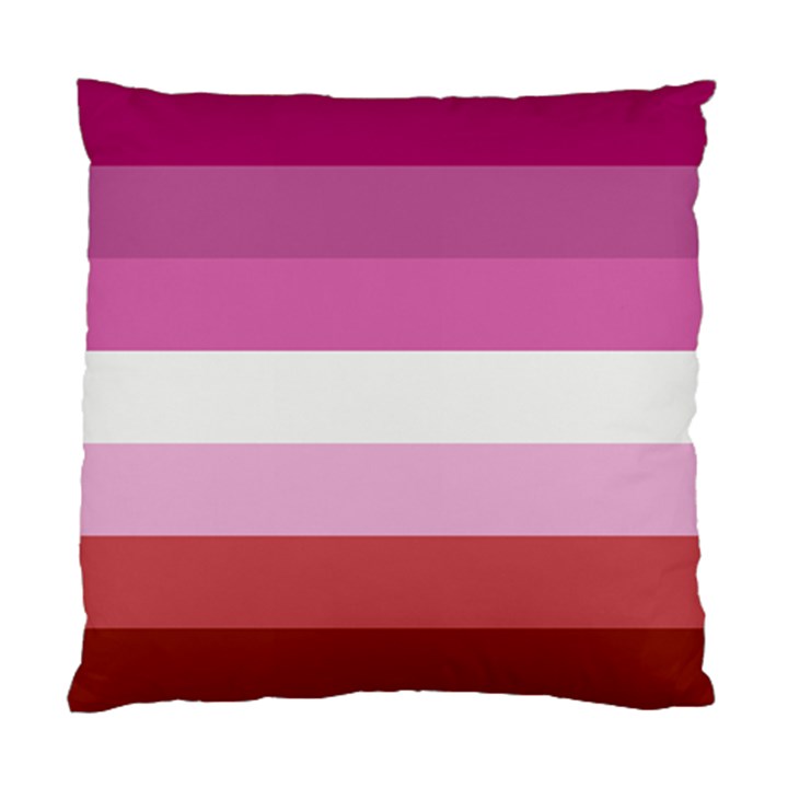 Lesbian Pride Flag Standard Cushion Case (One Side)