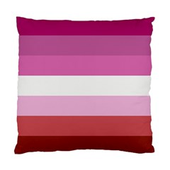 Lesbian Pride Flag Standard Cushion Case (two Sides)