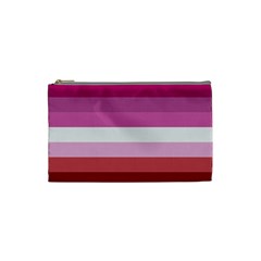 Lesbian Pride Flag Cosmetic Bag (small)