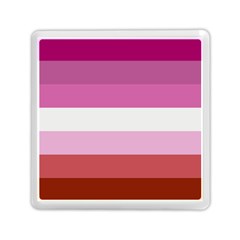 Lesbian Pride Flag Memory Card Reader (square)