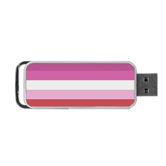 Lesbian Pride Flag Portable Usb Flash (one Side)