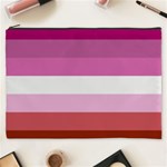 Lesbian Pride Flag Cosmetic Bag (XXXL) Front