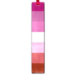 Lesbian Pride Flag Large Book Marks Front