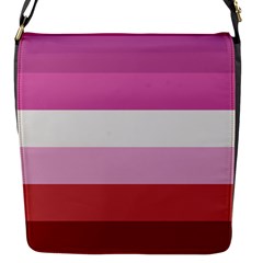 Lesbian Pride Flag Flap Closure Messenger Bag (s)