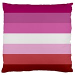 Lesbian Pride Flag Standard Flano Cushion Case (One Side) Front