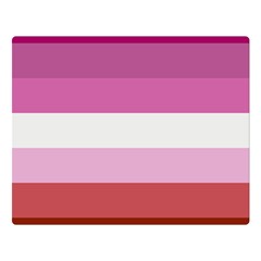 Lesbian Pride Flag Double Sided Flano Blanket (large) 