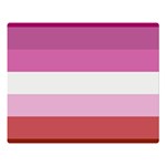 Lesbian Pride Flag Double Sided Flano Blanket (Large)  80 x60  Blanket Front