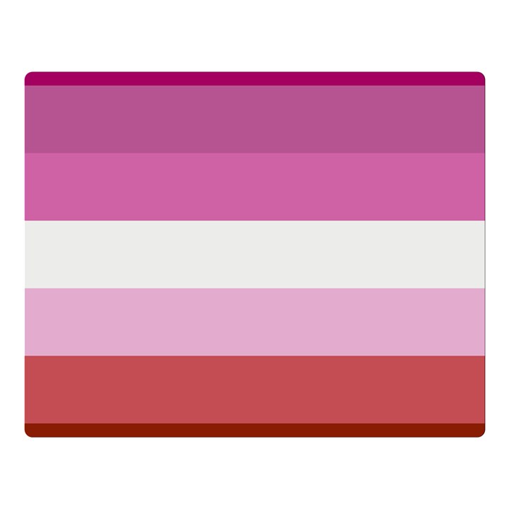 Lesbian Pride Flag Double Sided Flano Blanket (Large) 