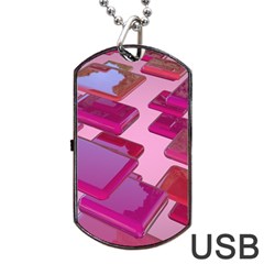 Render 3d Rendering Design Space Dog Tag Usb Flash (two Sides) by Pakrebo