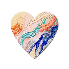 Paint Acrylic Paints Heart Magnet by Pakrebo