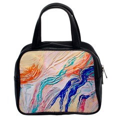 Paint Acrylic Paints Classic Handbag (two Sides) by Pakrebo