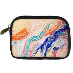 Paint Acrylic Paints Digital Camera Leather Case by Pakrebo