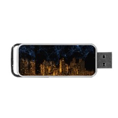 Architecture Buildings City Portable Usb Flash (one Side) by Pakrebo