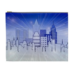 City Architecture Building Skyline Cosmetic Bag (xl) by Pakrebo