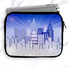 City Architecture Building Skyline Apple Ipad 2/3/4 Zipper Cases by Pakrebo