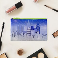 City Architecture Building Skyline Cosmetic Bag (xs) by Pakrebo