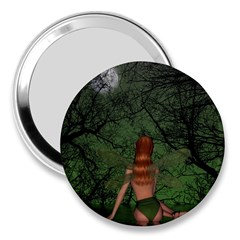 The Night Sadness Surprise 3  Handbag Mirrors by Pakrebo