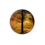 Nature Sunset Landscape Sun Hat Clip Ball Marker Front