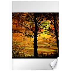 Nature Sunset Landscape Sun Canvas 20  X 30  by Pakrebo