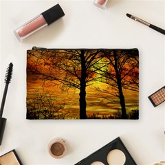 Nature Sunset Landscape Sun Cosmetic Bag (medium) by Pakrebo